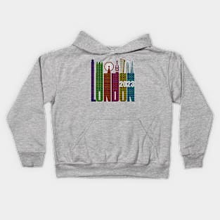 London Skyline 2023 - Lightz Kids Hoodie